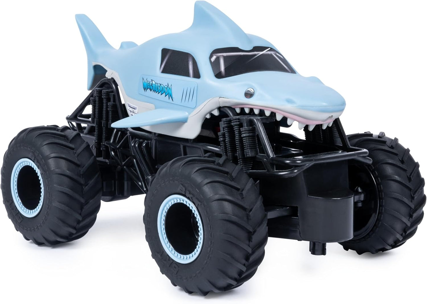 Monster Jam, Official Megalodon Remote Control Monster Truck for Boys and Girls, 1:24 Scale, 2.4 GHz, Kids Toys for Ages 4 and Up