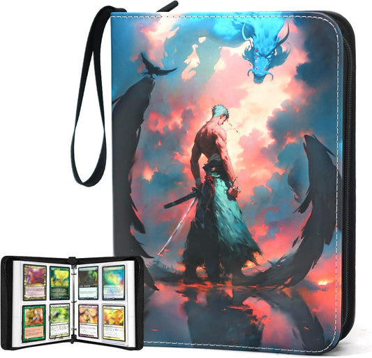 400 Pockets Zoro Card Binder for One Piece Zoro Cards