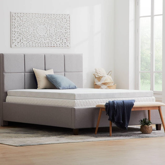 Dr. Oz Good Life Say Goodnight Memory Foam Mattress Topper Twin Size, Gray (OZGL30TT30BGT)