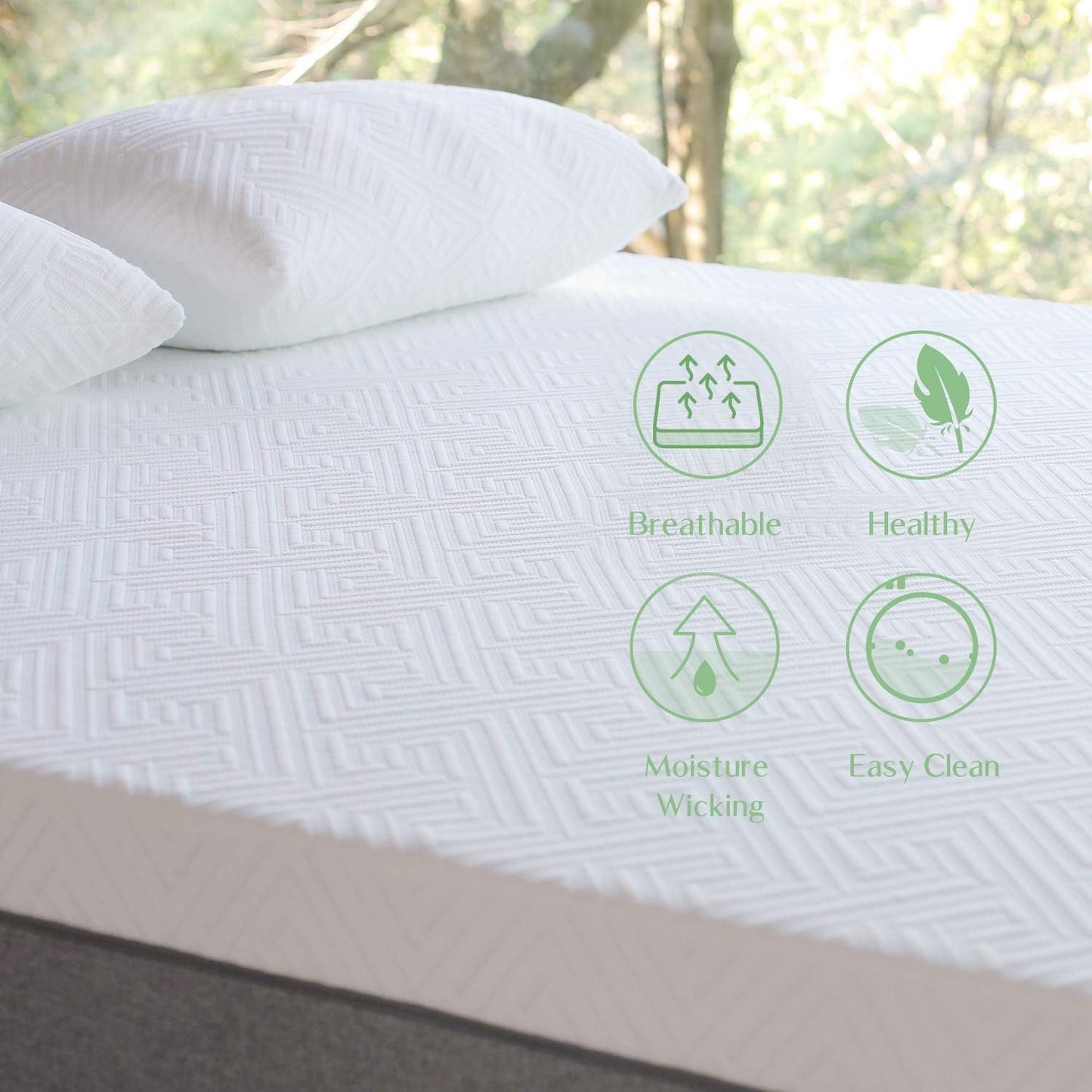 NEW - Novilla 10 Inch QUEEN Mattress Gel Memory Foam Mattress for Cool Night & Pressure Relief, Medium Plush Bed Mattresses, Bliss - Retail $316