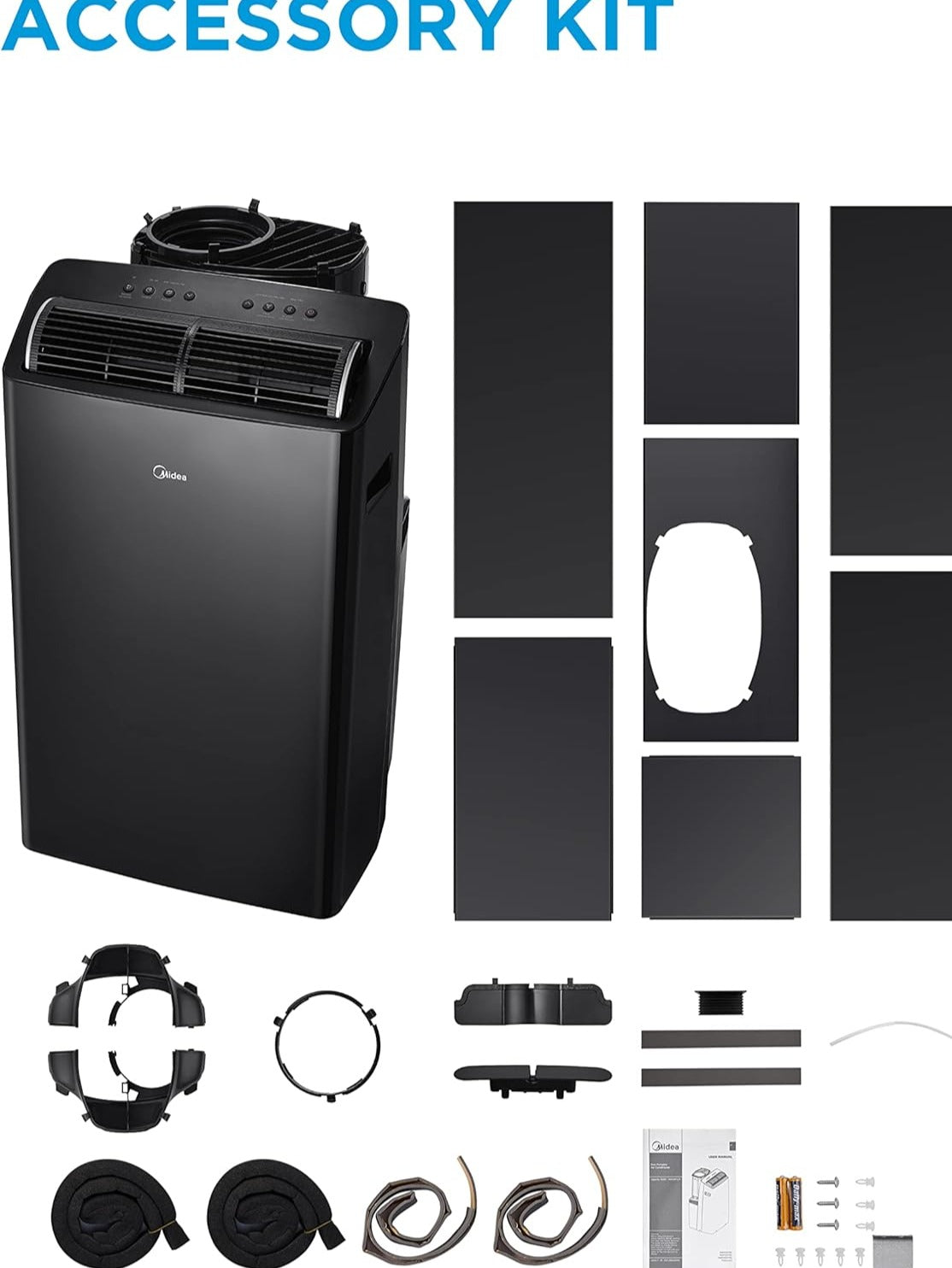 Midea Duo 12,000 BTU (10,000 BTU SACC) High Efficiency Inverter, Ultra Quiet Portable Air Conditioner, Cools up to 450 Sq. Ft., Works with Alexa/Google Assistant, Includes Remote - Retail $599