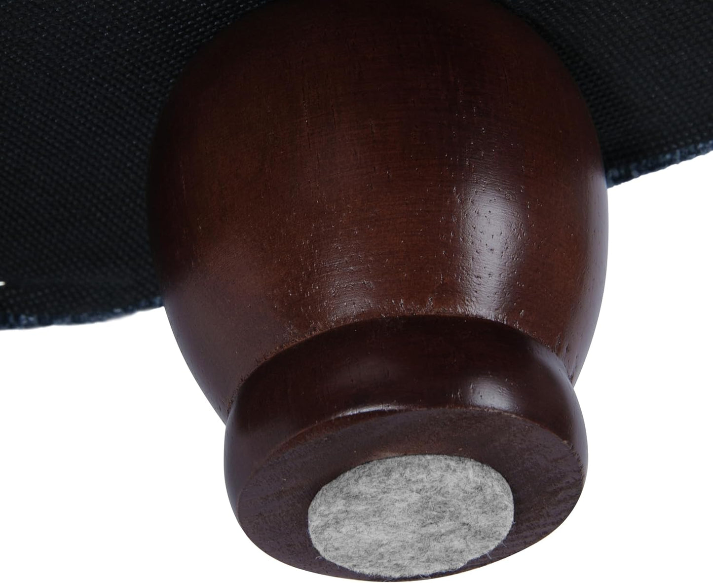 Homepop Home Decor | Large Button Tufted Woven Round Storage Ottoman for Living Room & Bedroom (Navy Woven) 25 inch D x 25 inch W x 15 inch H - Retail $142