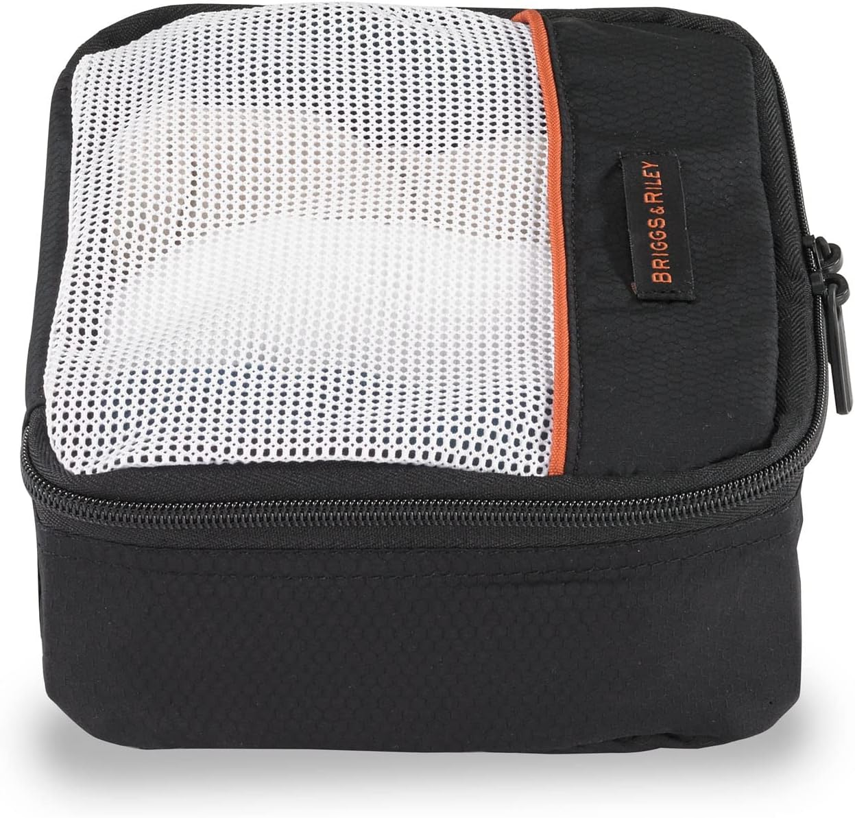 Briggs & Riley 3 Pack Zippered Packing Cubes/Luggage Organizers for Travel, Black, Small