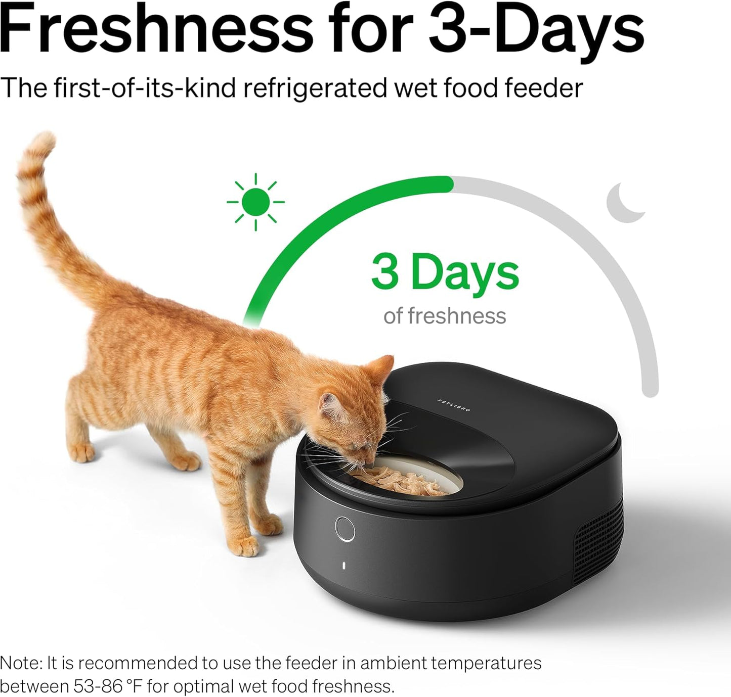 PETLIBRO Automatic Cat Feeder Wet Food Refrigerated New Upgraded APP Control,3 Days Freshness 3 Meals,Semiconductor Cooling&Quick Chills Wet Food Dispenser,Polar WiFi Timed Auto Pet Feeder for Cat Dog