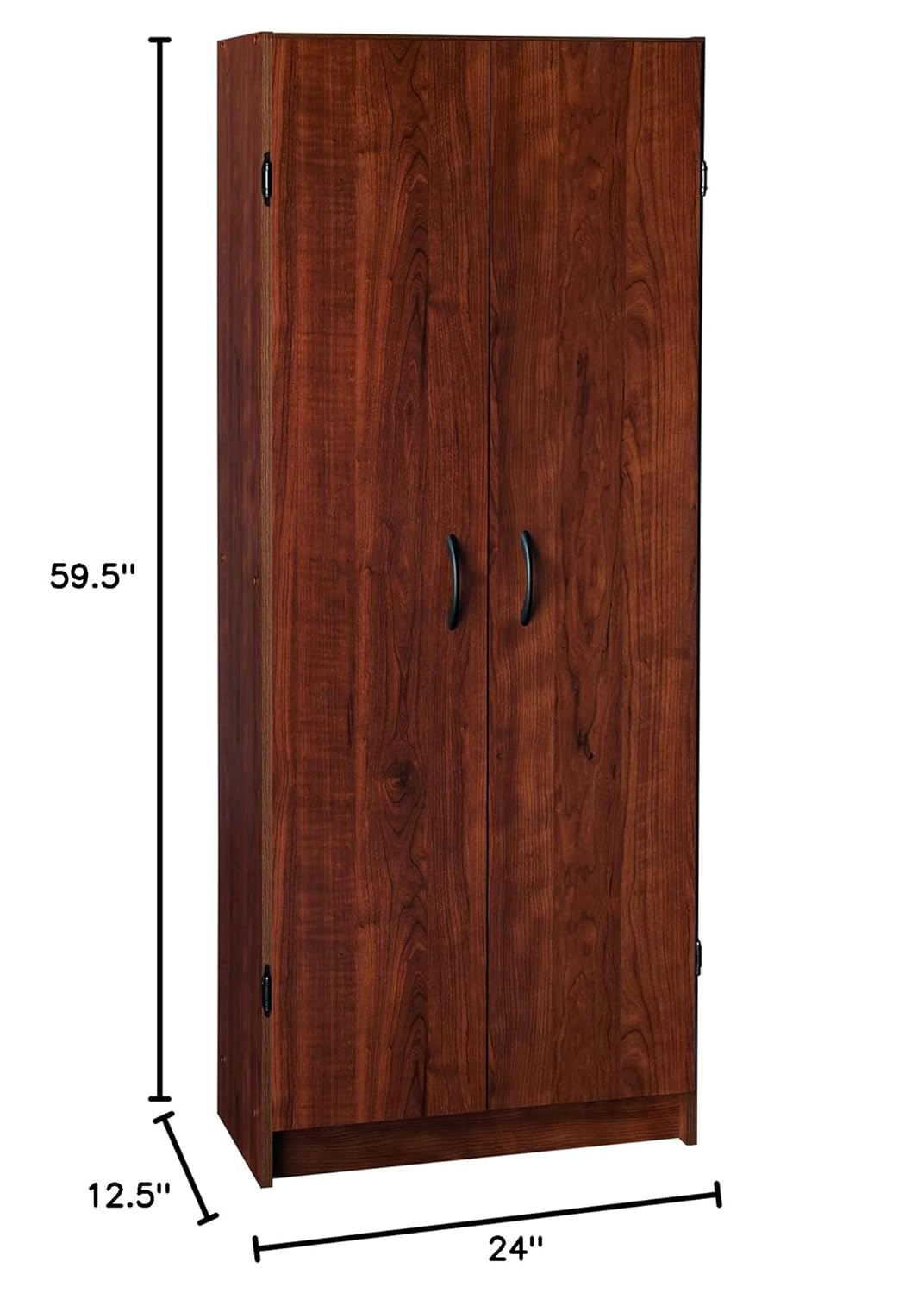 NEW - ClosetMaid Pantry Cabinet Cupboard with 2 Doors Adjustable Shelves, Standing - Retail $133
