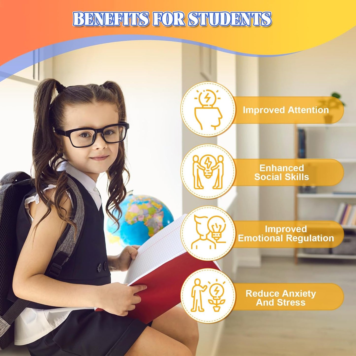 Dandat 30 Pcs Small Mirrors for Kids 6 x 6 Inches Round Unbreakable Shatter Proof Mirror for School Classroom Bathroom DIY Crafts Preschool Facial Expression (Multicolor)