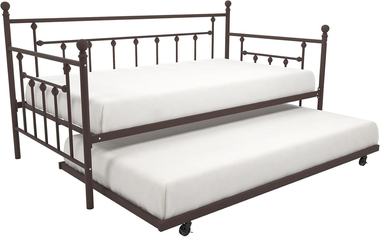 NEW - DHP Manila Metal Twin Size Daybed and Twin Size Trundle (Bronze) - Retail $210