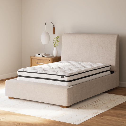 NEW - Signature Design by Ashley TWIN 10 Inch Medium Firm Hybrid Mattress with Cooling Gel Memory Foam - Retail $179