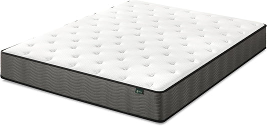 NEW - Zinus 10 Inch FULL True Support Hybrid Mattress [New Version], Fiberglass free, Medium Feel, Motion Isolation, Certified Safe Foams & Fabric, Bed-In-A-Box, Full - Retail $239