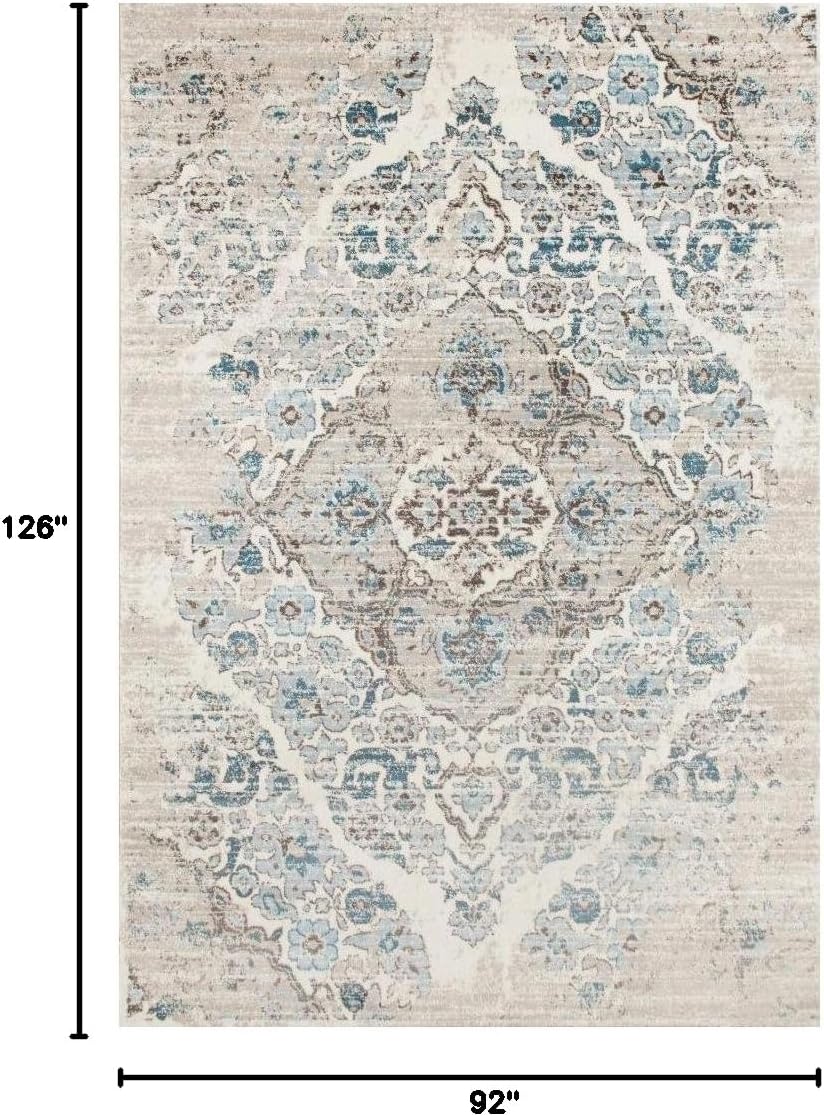 NEW - 4620 Cream 8 x 11 Area Rugs - Retail $146