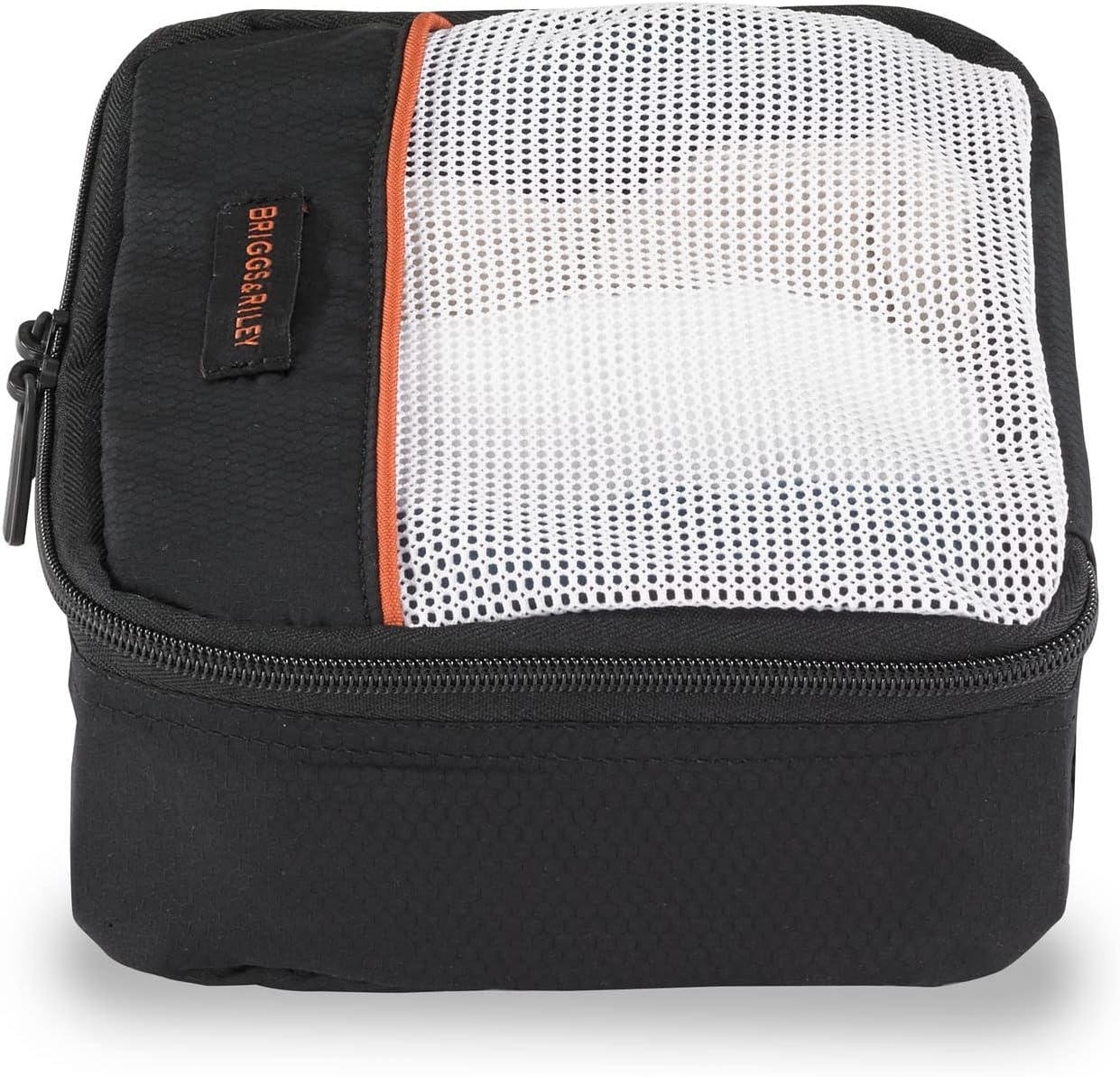 Briggs & Riley 3 Pack Zippered Packing Cubes/Luggage Organizers for Travel, Black, Small