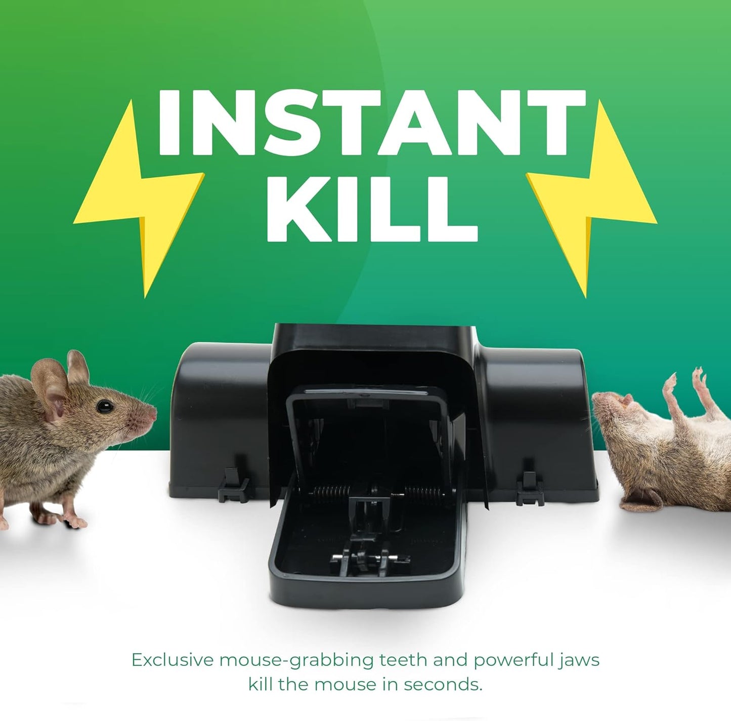 Rat Traps Indoor and Outdoor - Dual-Entry Large Rat Trap Outdoor and Indoor for Home, Garden and Restaurant with 99.9% Trap Rate | Easy to Use Rodent Traps with Safe Hands Free Design - UCatch