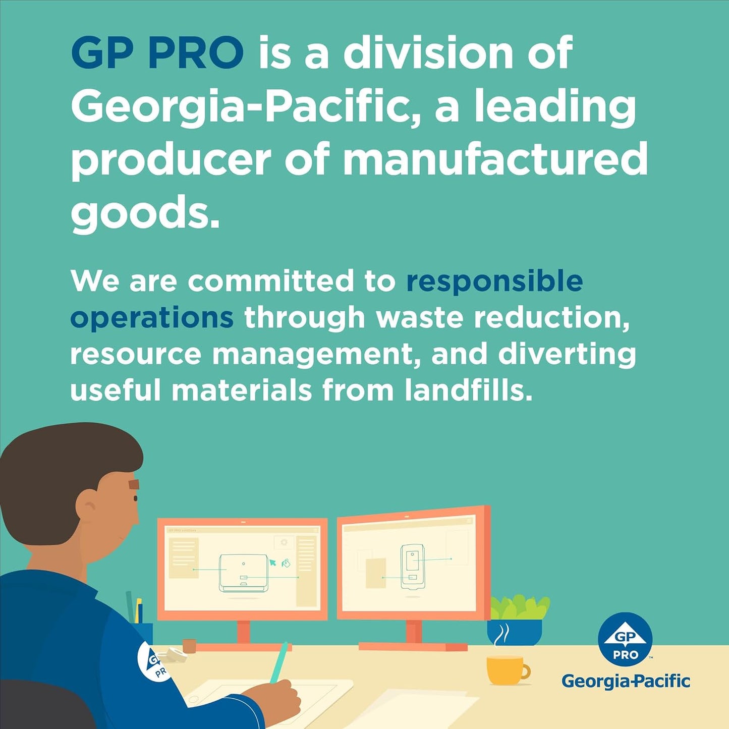 Pacific Blue 21000 Select Multifold Premium 2-Ply Paper Towels by GP PRO (Georgia-Pacific),White, 21000,125 Paper Towels Per Pack,16 Packs Per Case