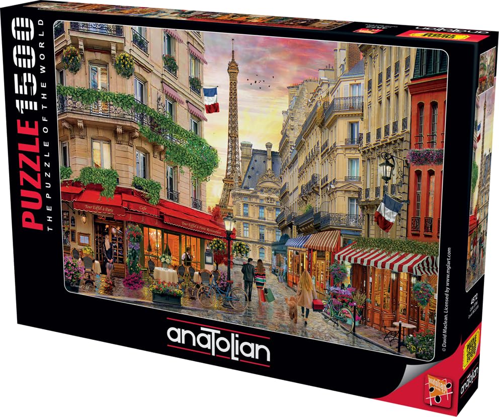 Anatolian Puzzle - Cafe Eiffel, 1500 Piece Jigsaw Puzzle, #4572
