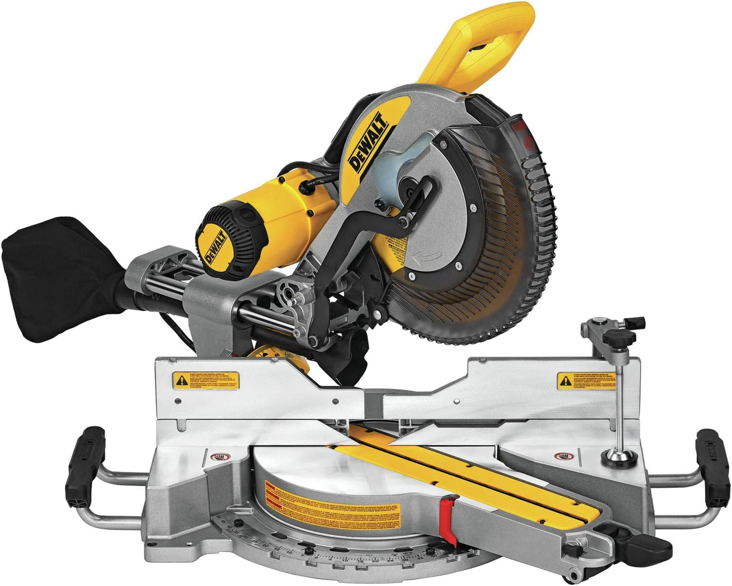NEW - DEWALT Miter Saw, 12 Inch Double Bevel Sliding Compound, Stainless Steel Detent Plate with 10 Stops, Cam-Lock Handle, For Quick & Accurate Miter Angles, Corded (DWS779) - Retail $399