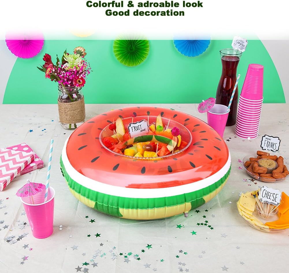 46" Inflatable Pool Float Giant Fruit-Watermelon - Pool Lounge Toy - Large Pool Toy