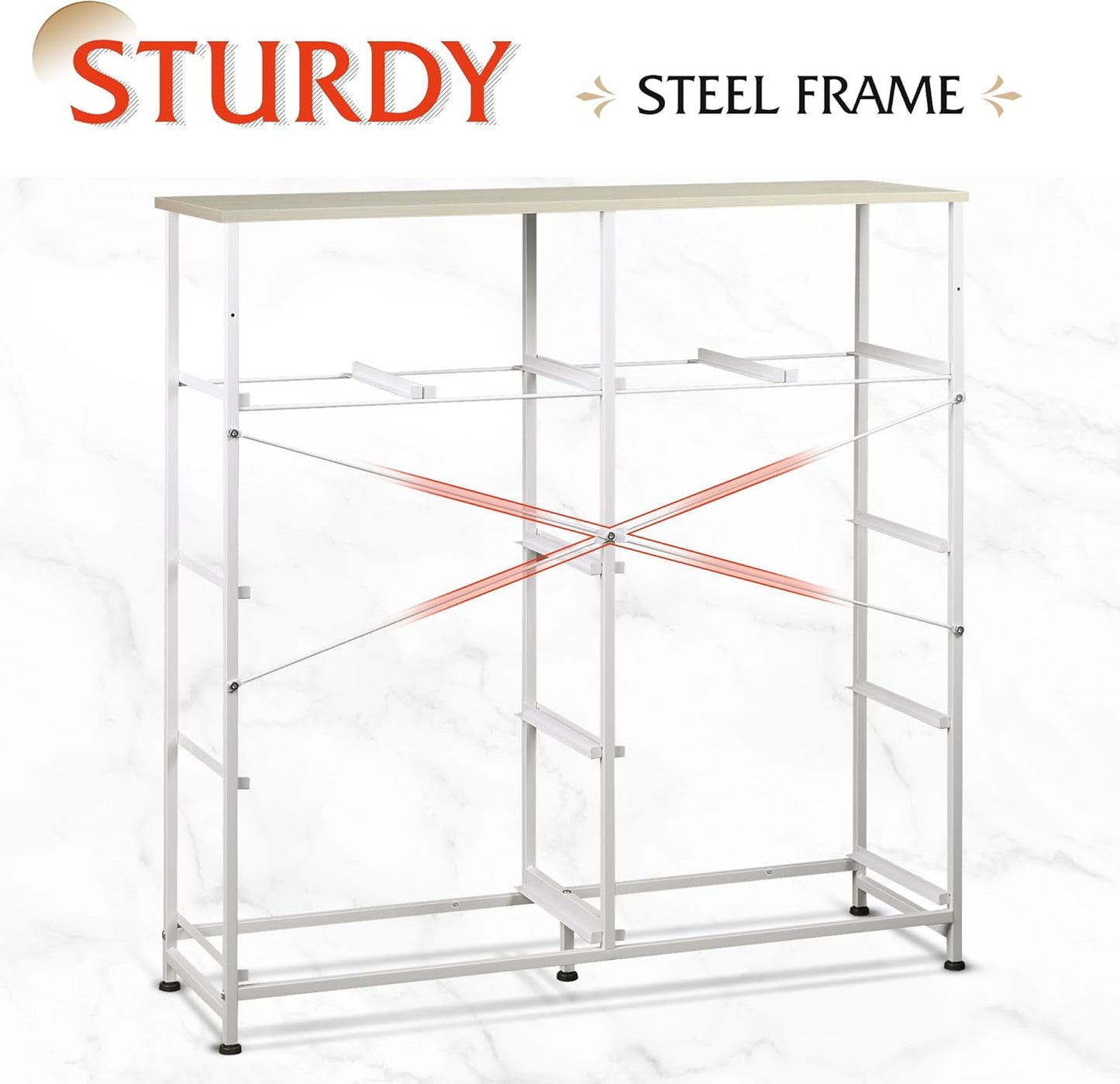 WLIVE Fabric Dresser for Bedroom, Dresser with 10 Drawers, Storage Tower with Fabric Bins, Double Dressers, Chest of Drawers for Closet, Living Room, Hallway, Light Grey - Retail $80