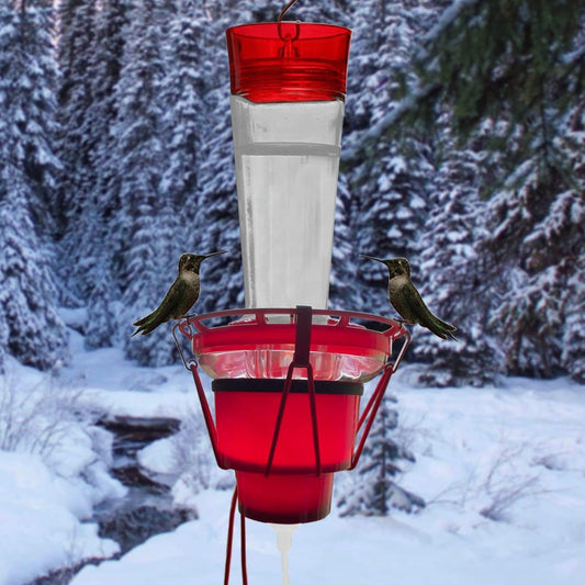 Hummingbird Feeder Heater for Outdoors, Bird Feeder Heater Backyard Hearth Hummingbird Feeder Heater Attaches to The Bottom of an Existing Feeder