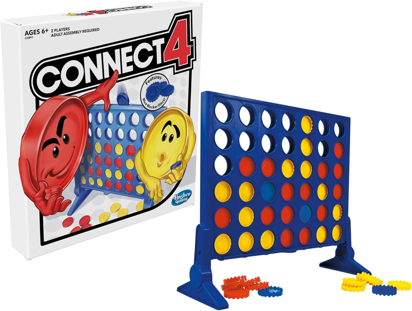 Hasbro Gaming Connect 4 Strategy Board Game for Ages 6 and Up (Amazon Exclusive)