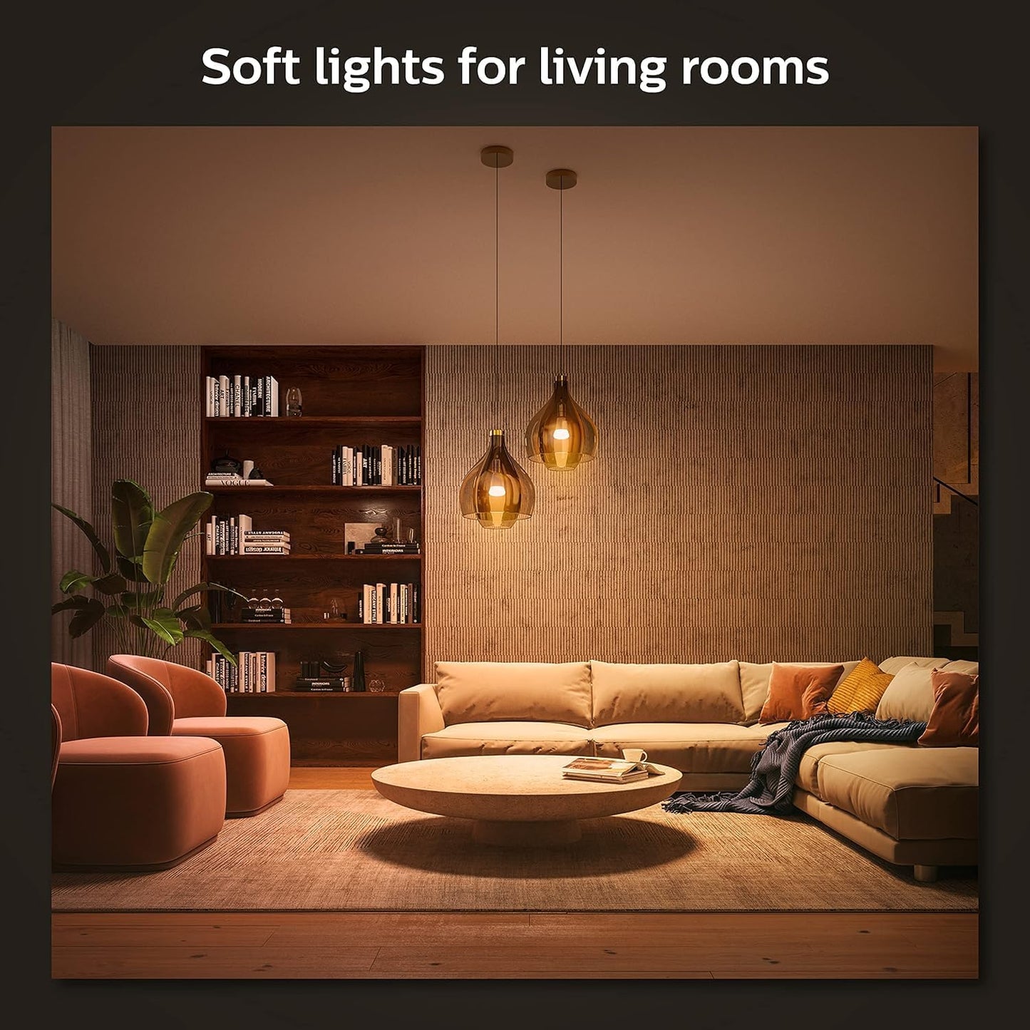 Philips Hue Smart 75W A19 LED Bulb - White Ambiance Warm-to-Cool White Light - 1 Pack - 1100LM - E26 - Indoor - Control with Hue App - Works with Alexa, Google Assistant and Apple Homekit