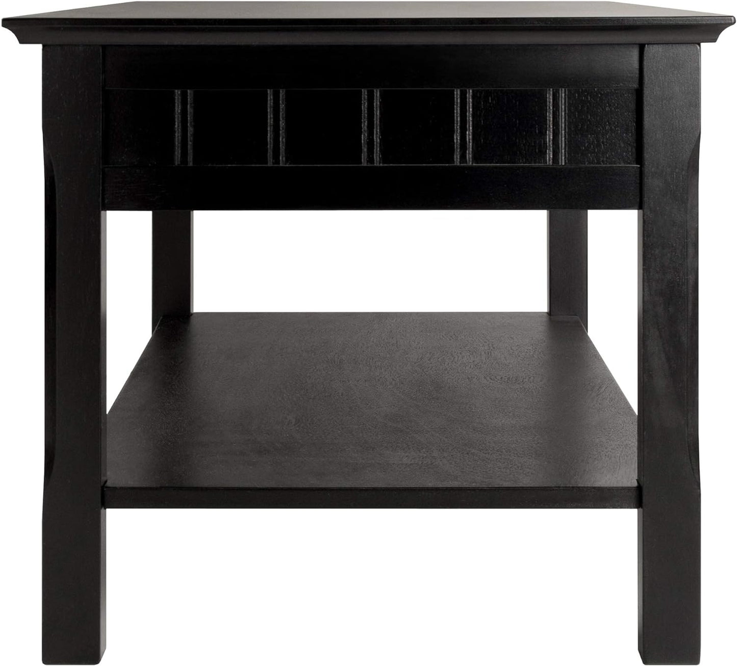 NEW - Winsome Timber Occasional Table, Black, 38 inches - Retail $100