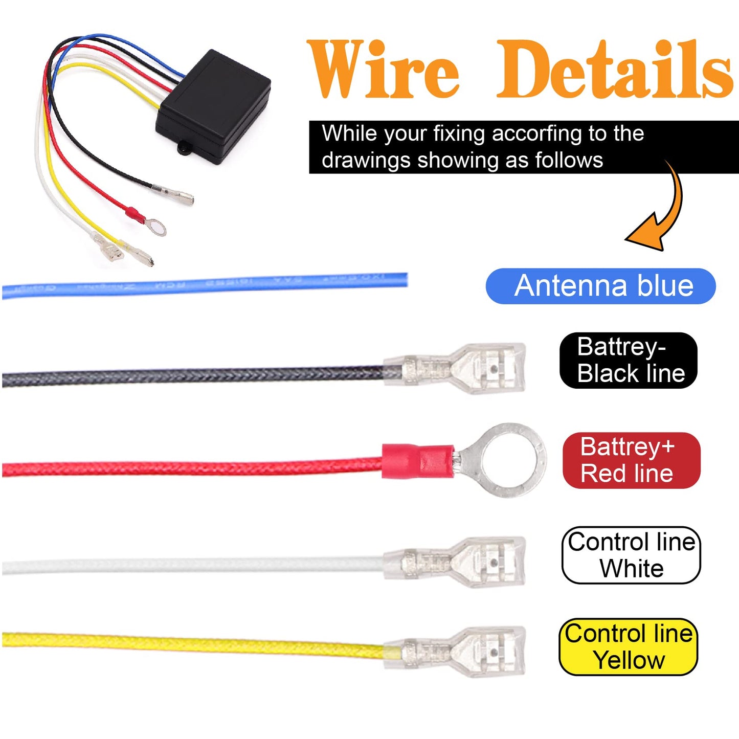 Torkettle 12V 500A Winch Solenoid Contactor Relay with Box and Twin Remote Controller Kit for 8000lbs-17000lbs ATV UTV Winches