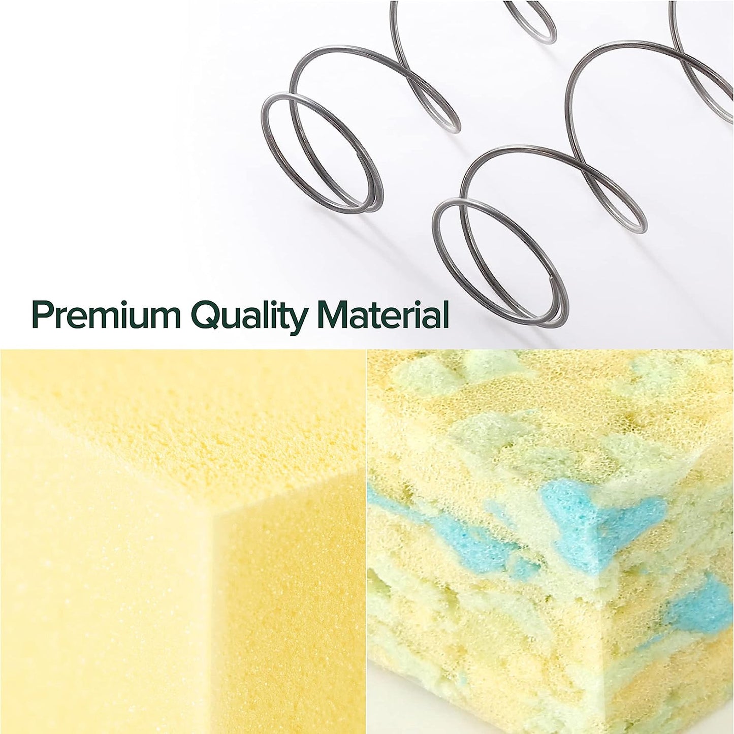 NEW - Zinus 12 Inch Foam and Spring Mattress / CertiPUR-US Certified Foams / Mattress-in-a-Box, Queen