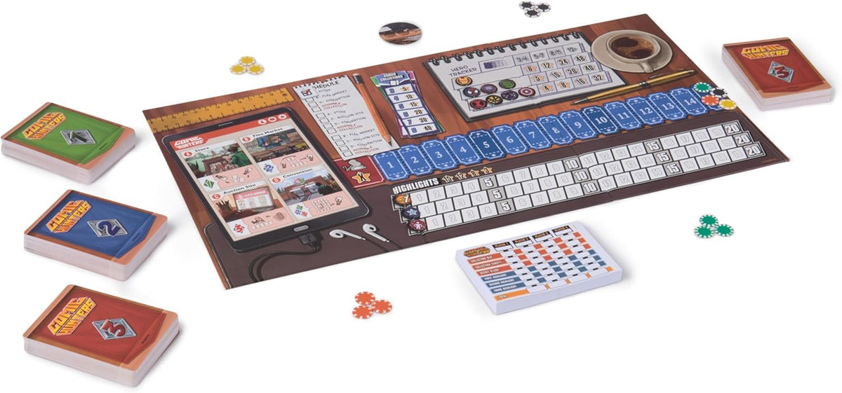 Spin Master Games, Marvel Comic Hunters, Comic Collecting Strategy Card Game for Fans of Marvel Rivals & Action Movies, 1-4 Players, for Ages 14 & Up