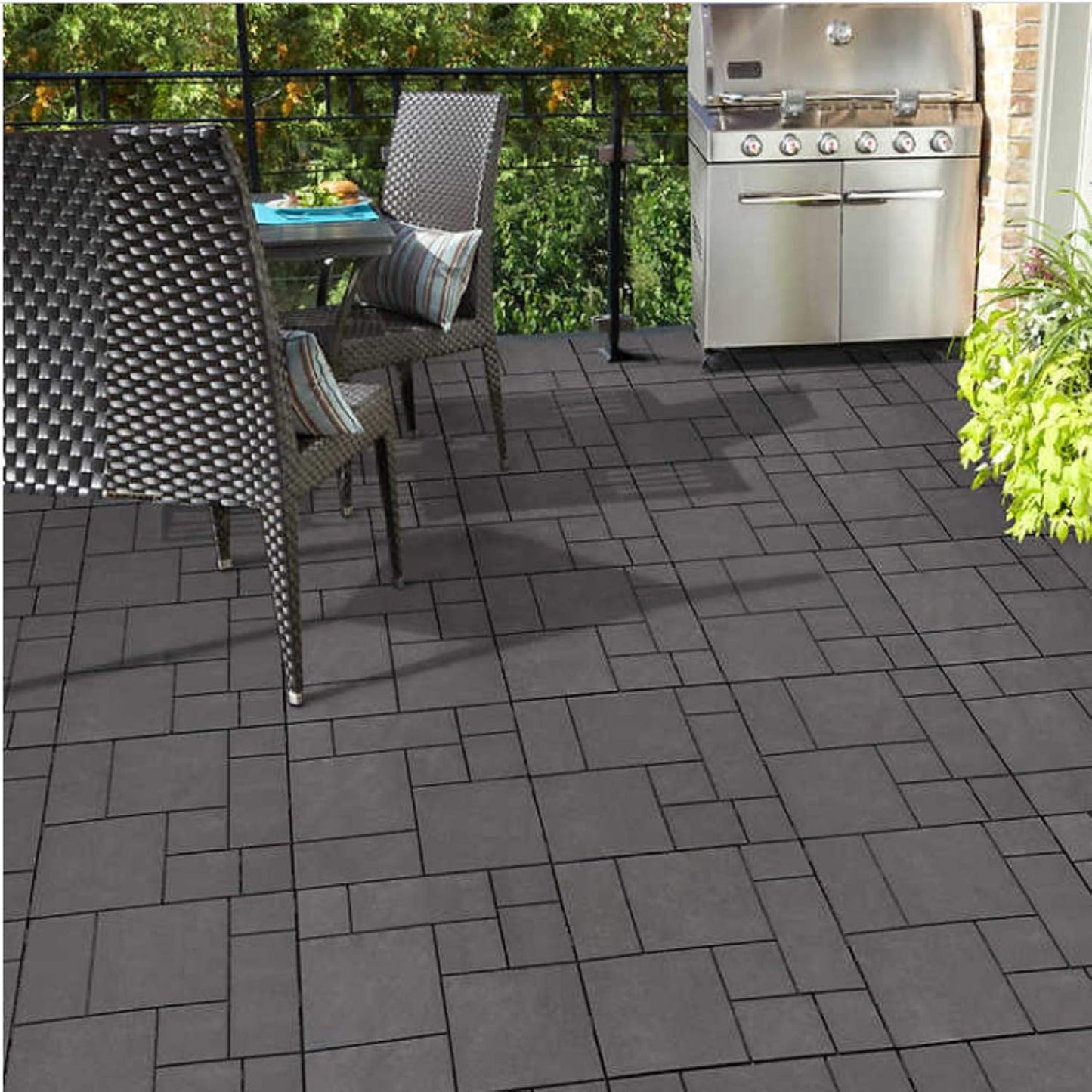Costco - 150 TILES - EasyTile 12" x 12" Mosaic Deck Tile - Retail $29