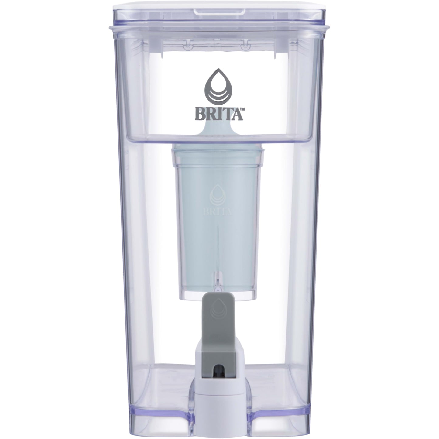 NEW - Brita UltraMax Large Water Dispenser with 1 BritaPlus Filter, 27 Cup, White
