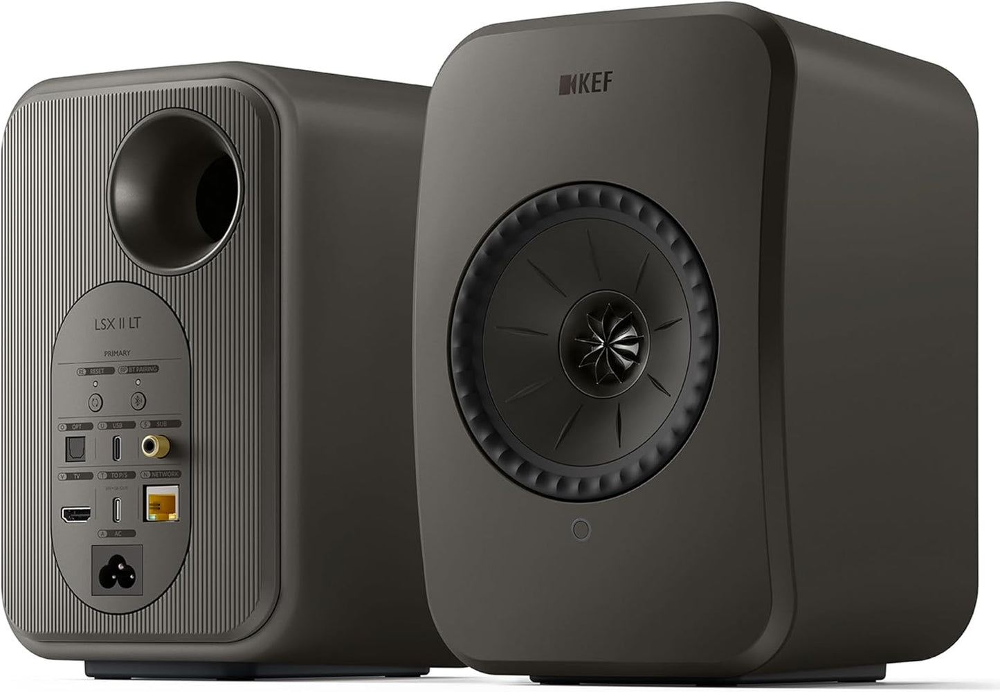KEF LSX II LT Wireless HiFi Speakers - Pair (Graphite Grey)