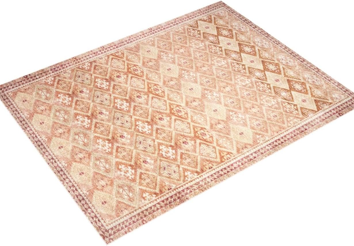 NEW - Loloi II Layla Natural/Spice 7'-6" x 9'-6" Area Rug - Retail $157