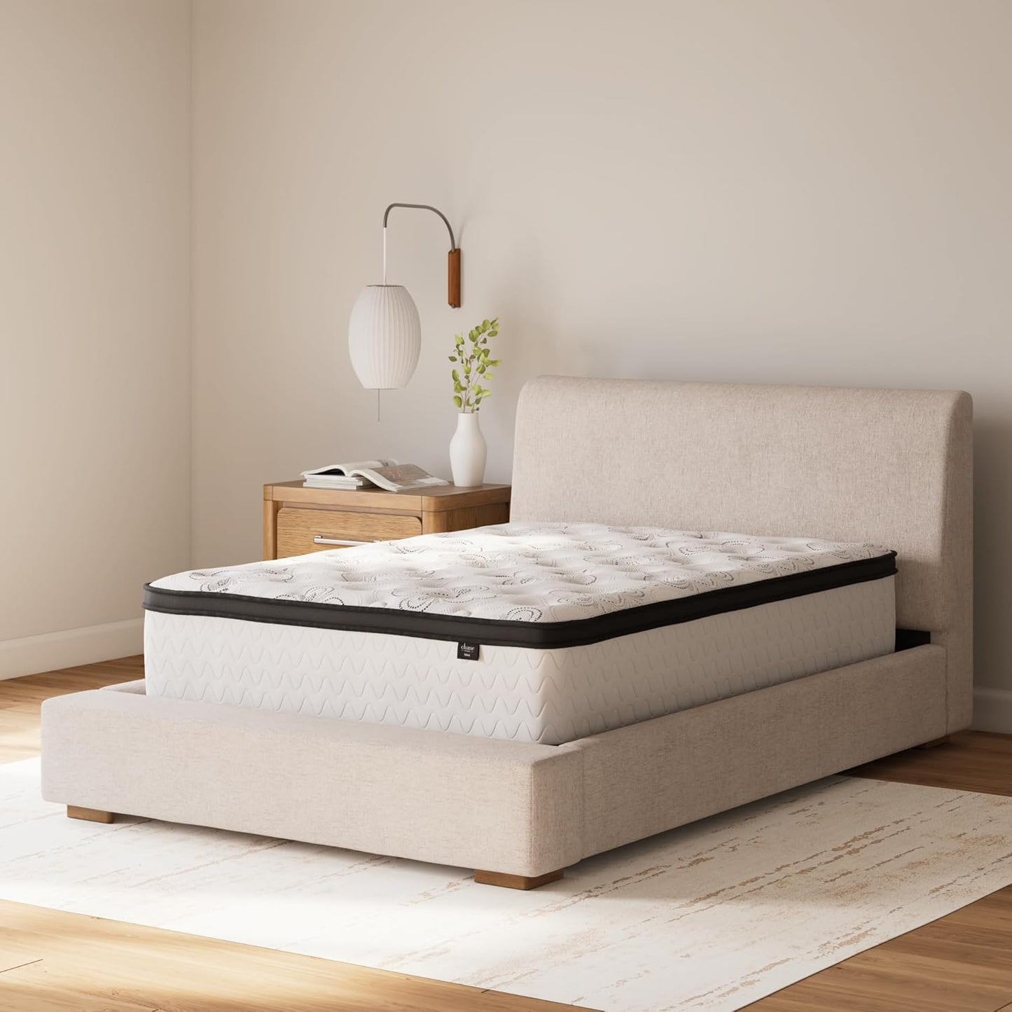 NEW - Signature Design FULL 12 in by Ashley Chime Medium Firm Hybrid Mattress with Cooling Gel Memory Foam