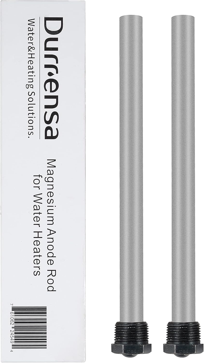 RV Water Heater Anode Rod - 2-Pack, Anode Rod for Hot Water Heater, Magnesium Anode Rod Replacement 9.25" Length 3/4" NPT Threads-Compatible with Suburban and Mor-Flo Water Heaters(2 Pack)