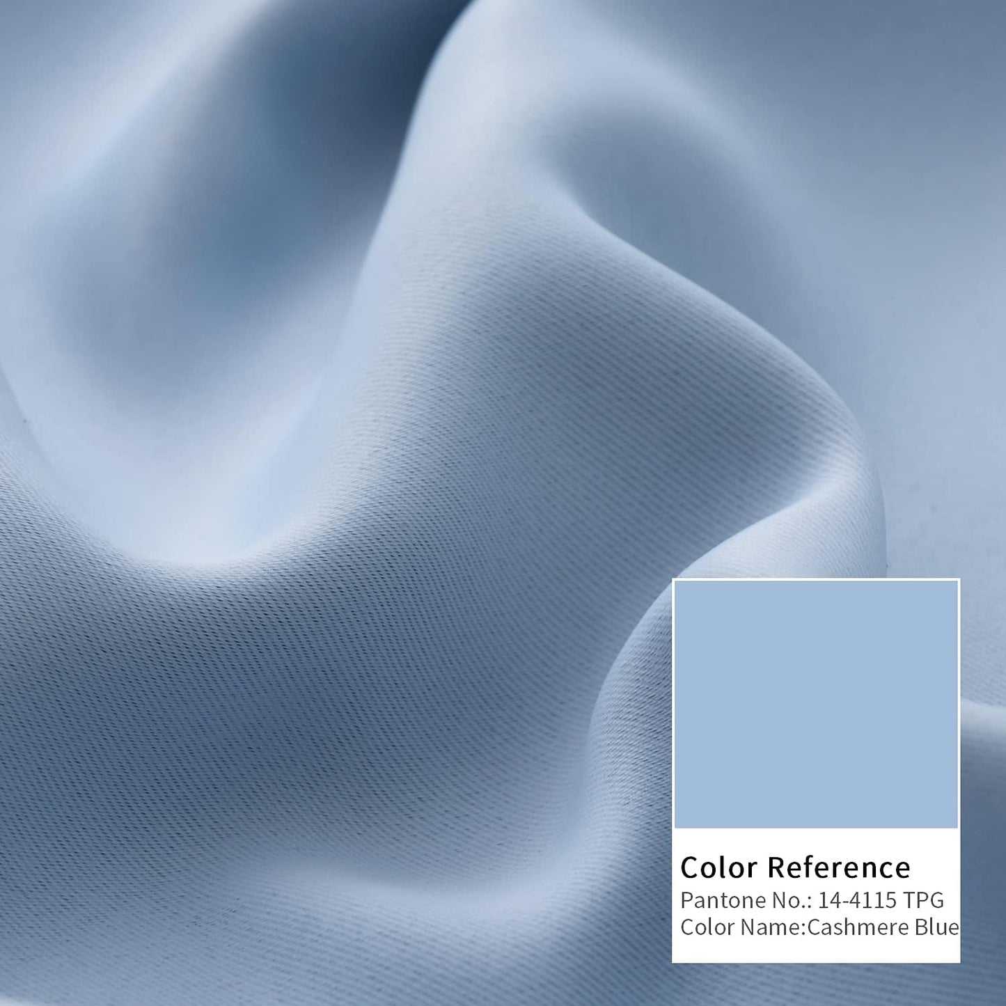 BGment Rod Pocket and Back Tab Curtains for Bedroom - Thermal Insulated Room Darkening Curtains for Living Room, 2 Window Curtain Panels (38 x 45 Inch, Spa Blue)