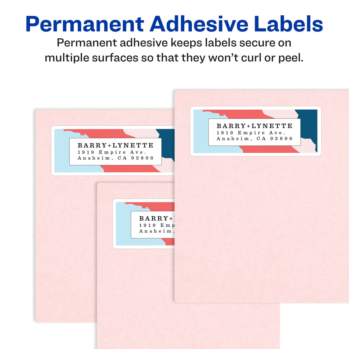 Avery Matte White Round Labels, Sure Feed Technology, Permanent Adhesive, 1-1/2", 400 Labels (8293)