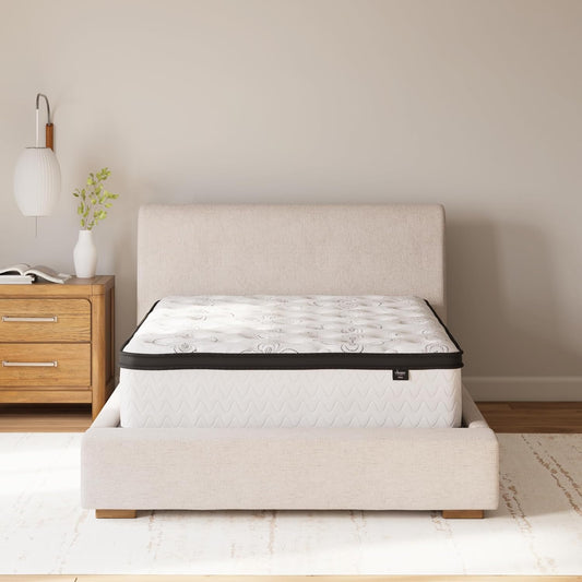 NEW - Signature Design FULL 12 in by Ashley Chime Medium Firm Hybrid Mattress with Cooling Gel Memory Foam