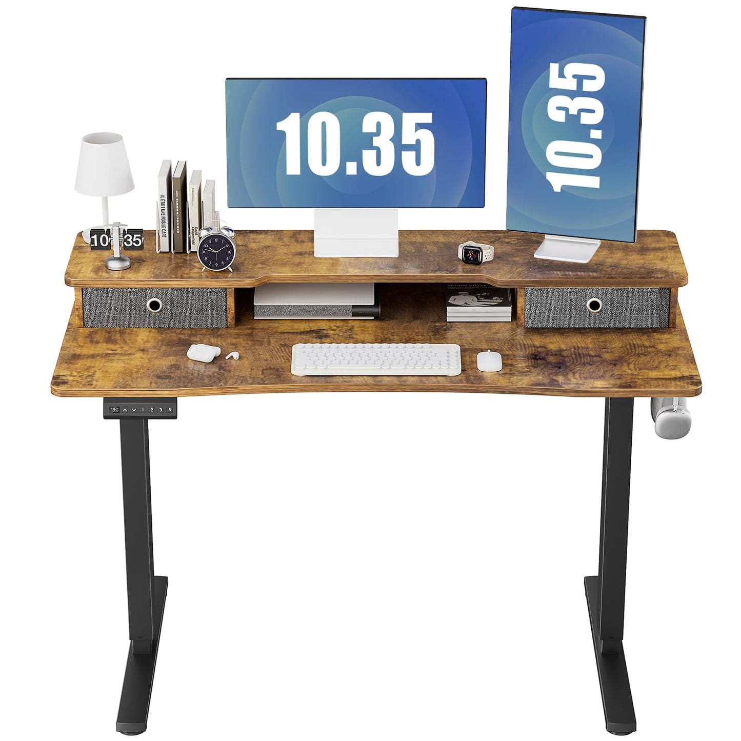 NEW - DUMOS 48 Inch Adjustable Height Computer Workstation