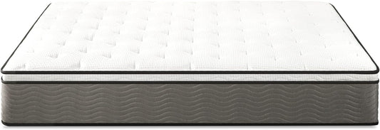 NEW - ZINUS 12 Inch FULL Support Plus Pocket Spring Hybrid Mattress, Extra Firm Feel, Heavier Coils for Durable Support, Pocket Innersprings for Motion Isolation, Mattress-in-a-Box, Full White - Retail $248