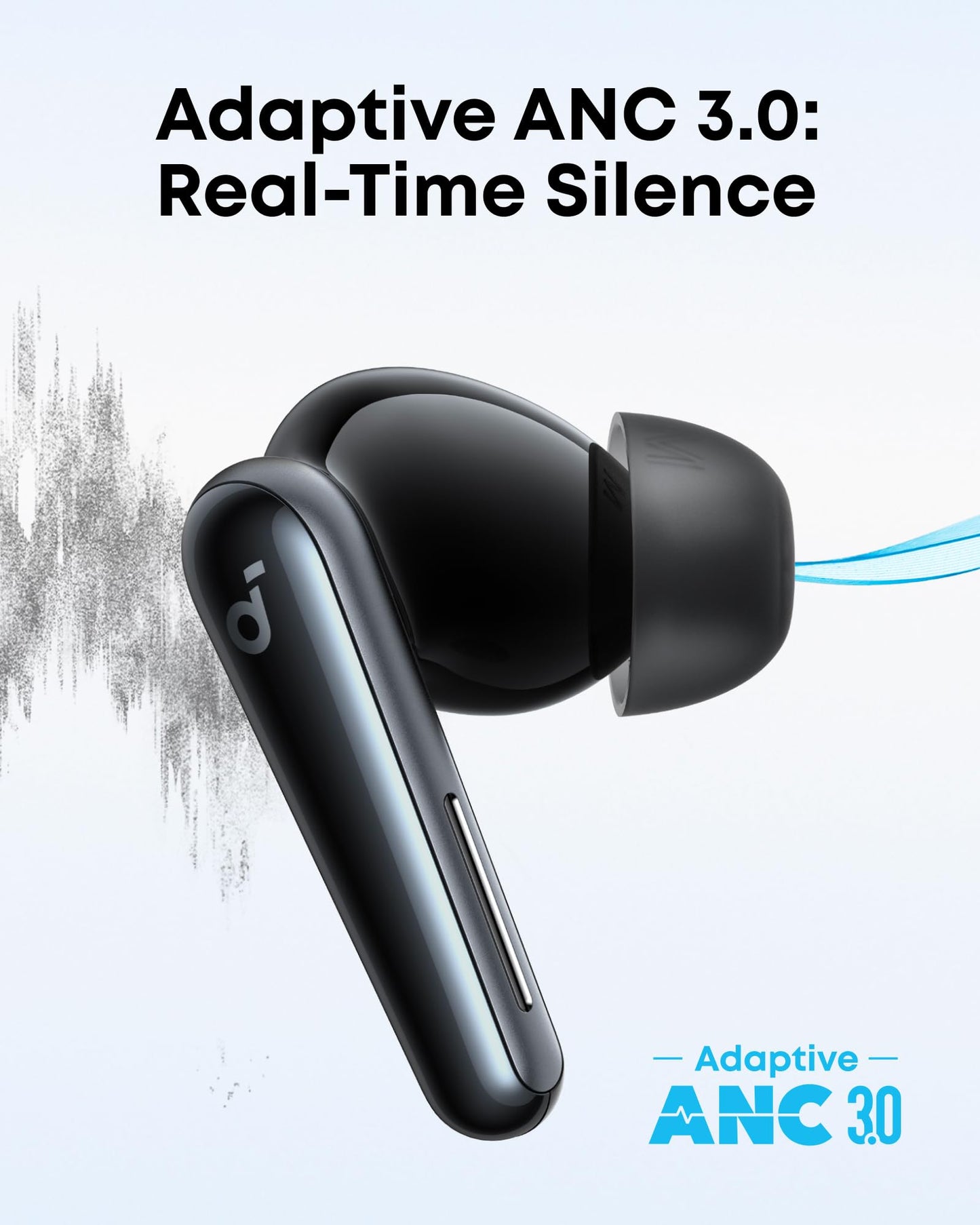 soundcore Liberty 5 by Anker, Noise-Cancelling Wireless Earbuds, 2x Stronger Voice Reduction, Real-Time Adaptive Noise Cancellation, Fast Charging, Dolby Audio, 6-Mic AI Clear Calls, Long Battery Life