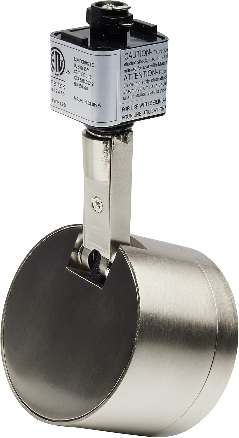 Nuvo Lighting Brentwood 3 Light 120V Brushed Nickel Track Kit Ceiling Light