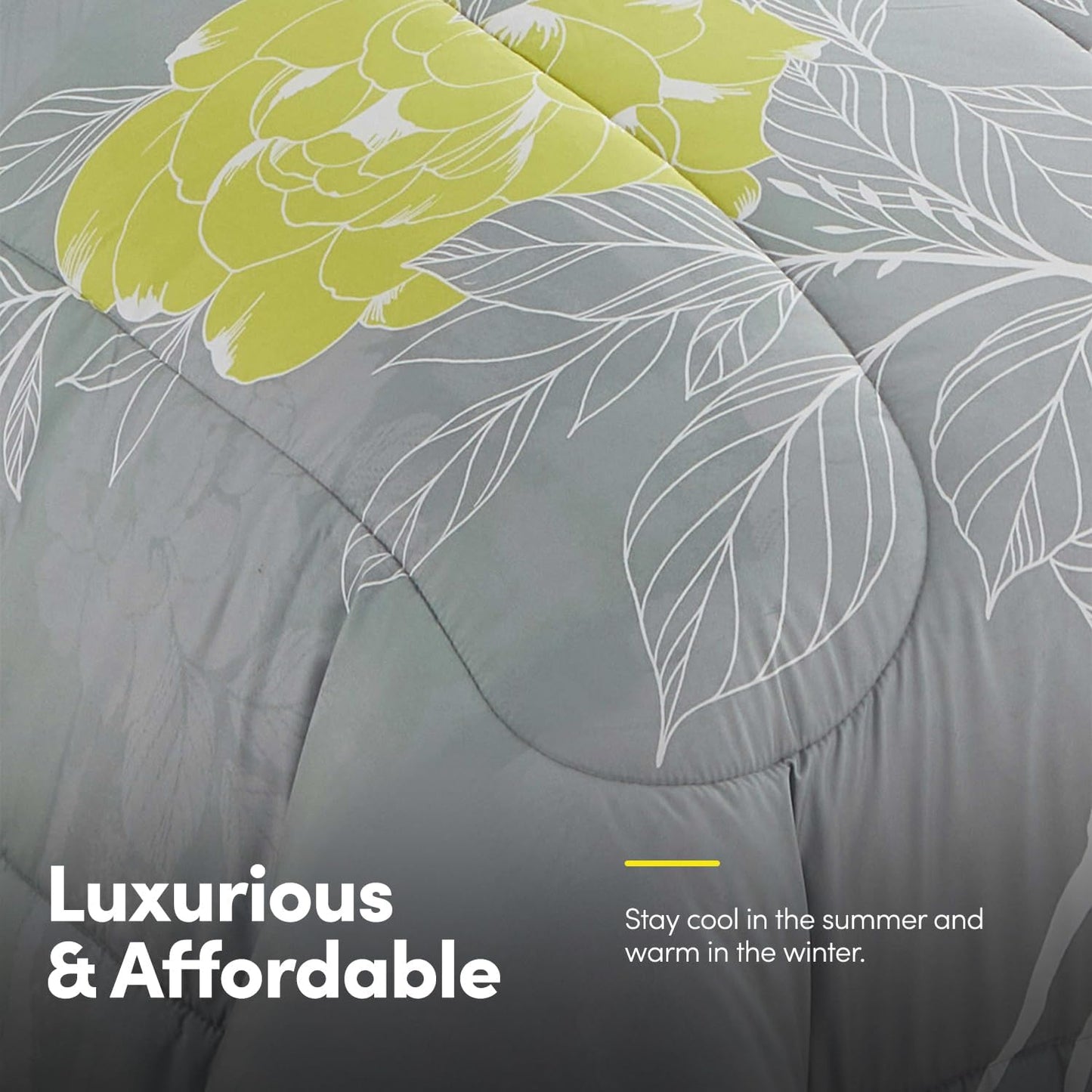 NEW - Sweet Home Collection KING 7 Piece Comforter Set