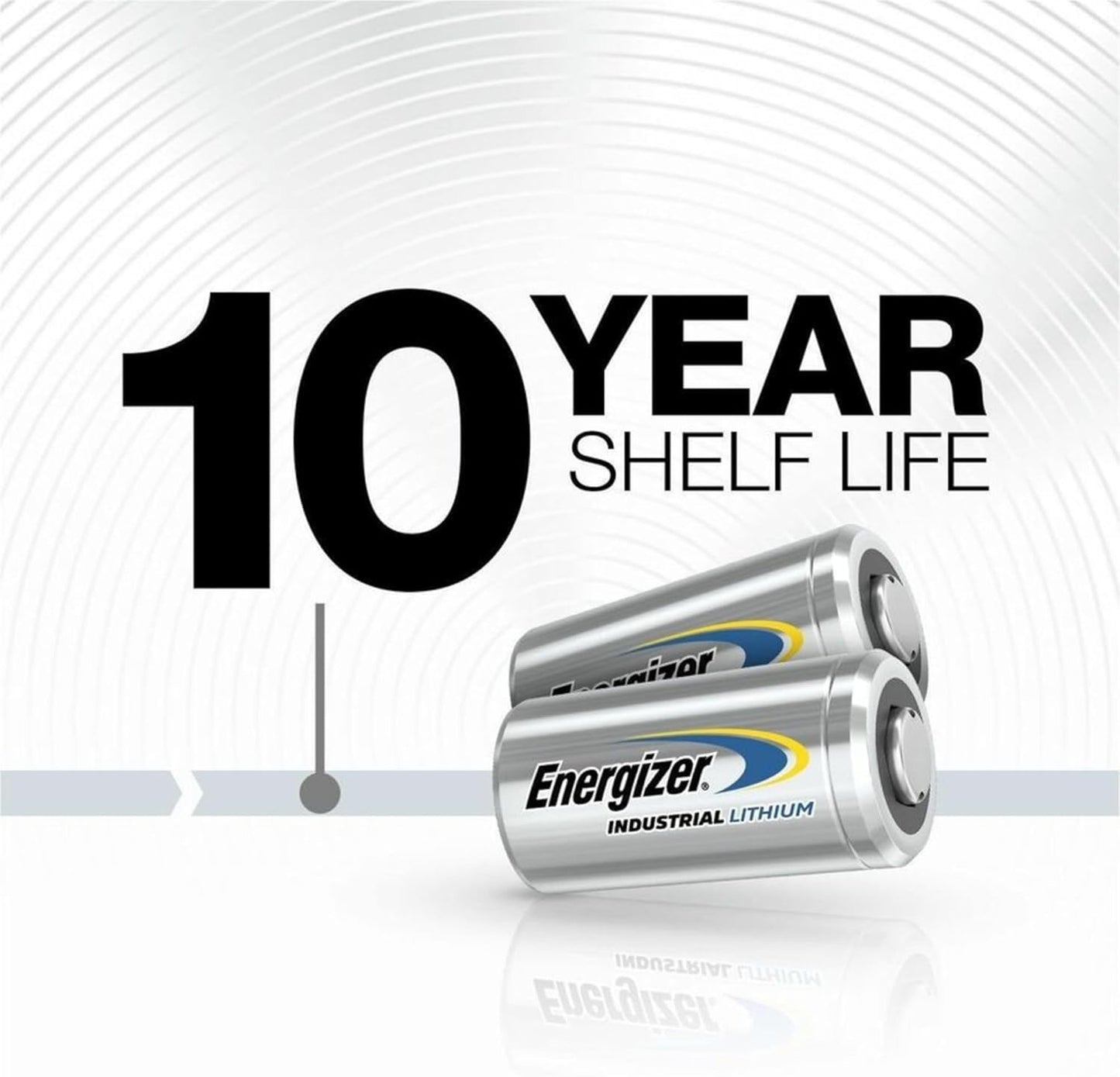 Energizer® Industrial Lithium Batteries, 123, Pack of 12 Batteries, ELN123-12