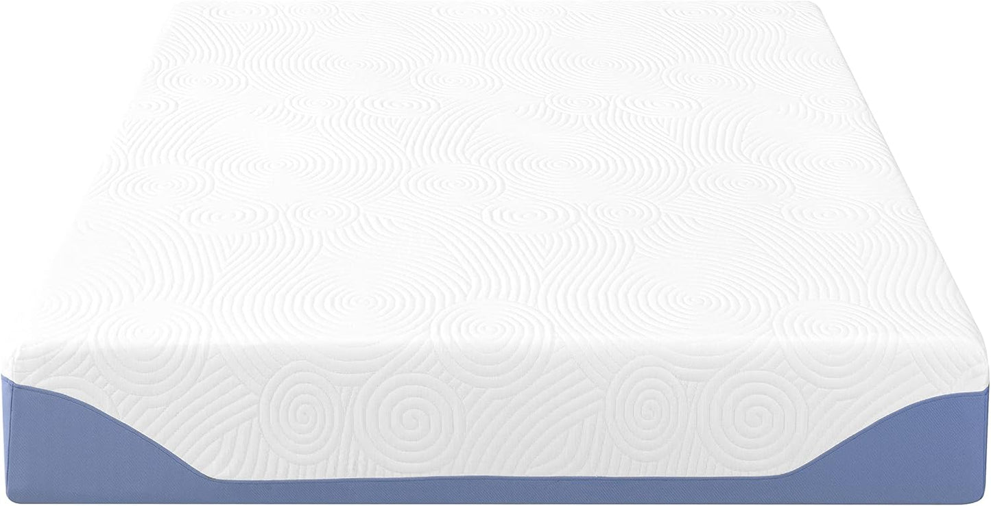 NEW - Mellow TWIN 10 Inch Cooling Gel-Infused Memory Foam Bed Mattress, Medium Firm Sleep and Breathable Fabric Cover, Twin , Mattress In A Box - Retail $188