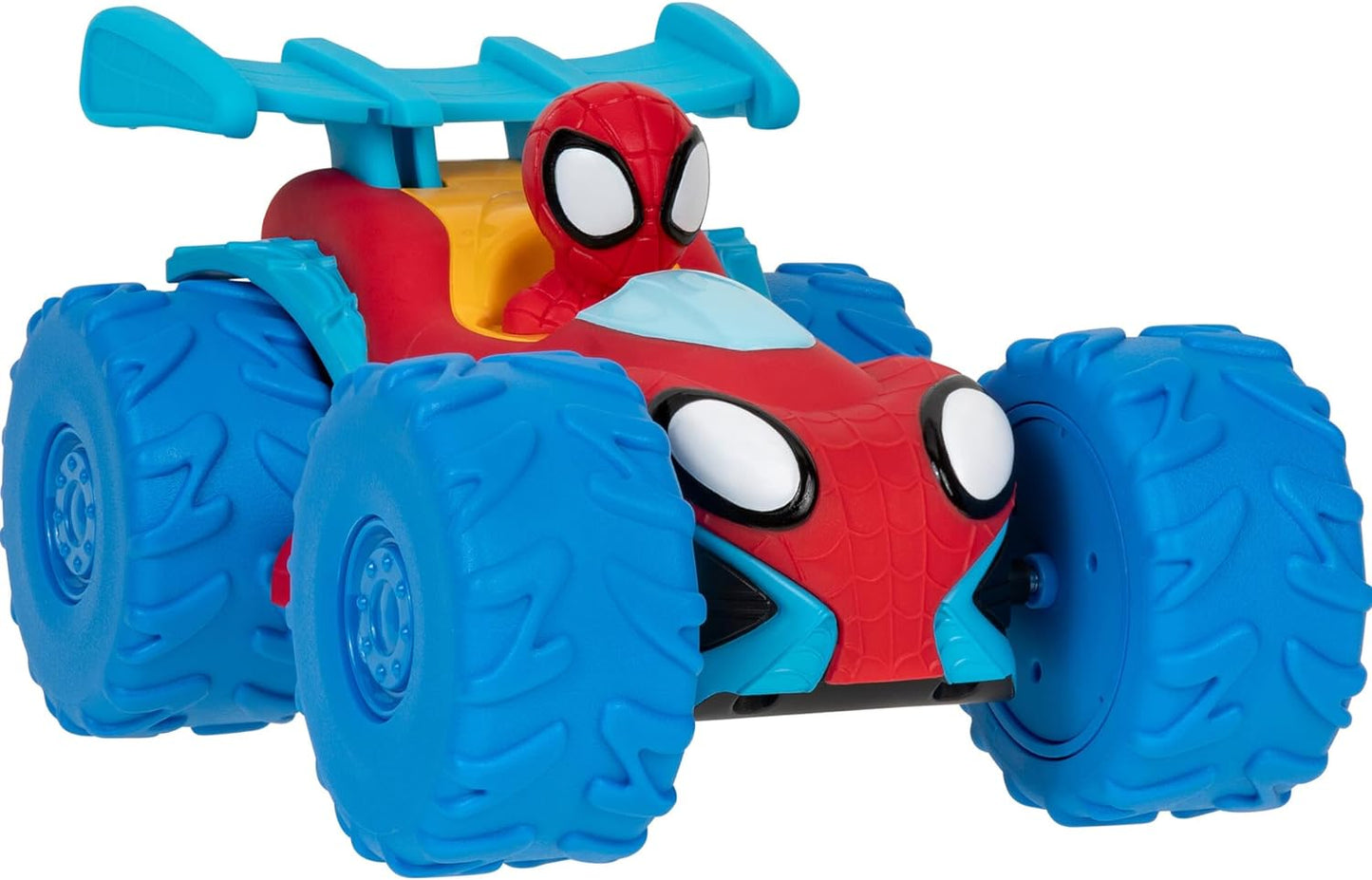 Jazwares Marvel Spidey and His Amazing Friends Marvel Spidey Web Climber - 7-Inch Rev Up Motor Vehicle That Climbs Obstacles