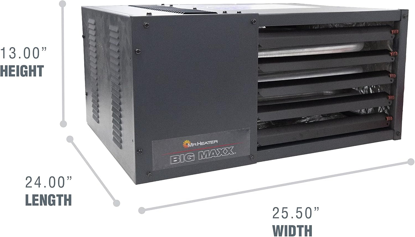 NEW W/DMG - Mr. Heater F260550 Big Maxx MHU50NG Natural Gas Unit Heater, Black