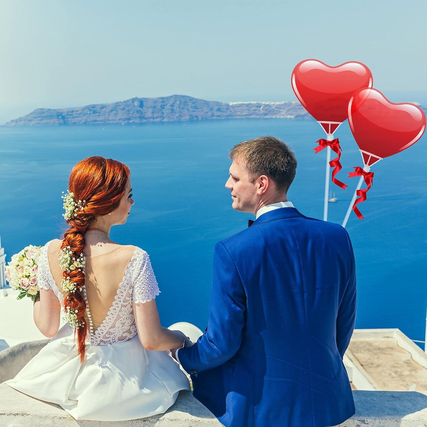 50 Pieces Clear Balloon Holder Long Clear Balloon Sticks Reusable Stand with Cups for Bobo Birthday and Wedding Party Supplies