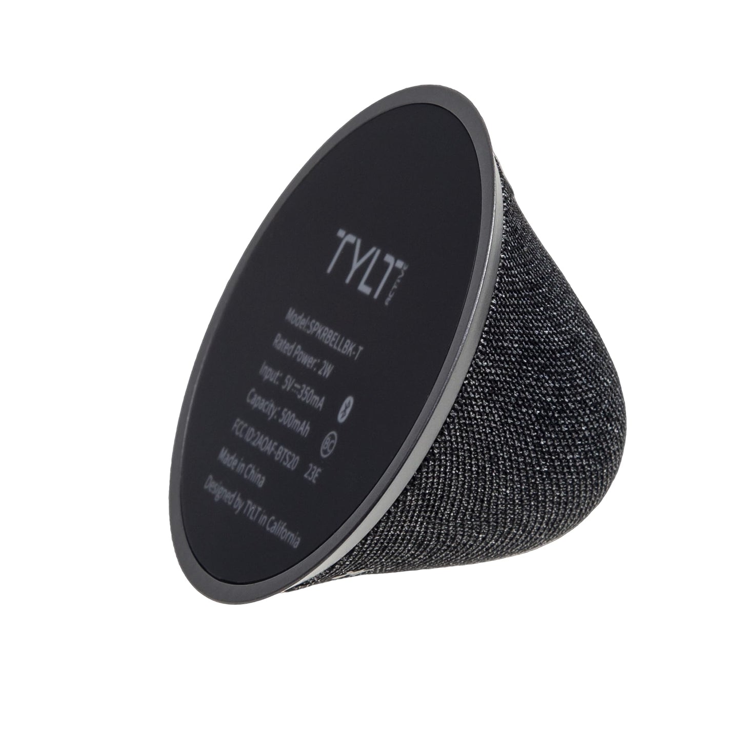 TYLT Bell Portable Magnetic Bluetooth Speaker with Built-in Mic for Compatible with iPhone iPad Google Pixel Samsung Galaxy 2.5 x 1.8 x 1.8 inches Hands-Free Calls Black