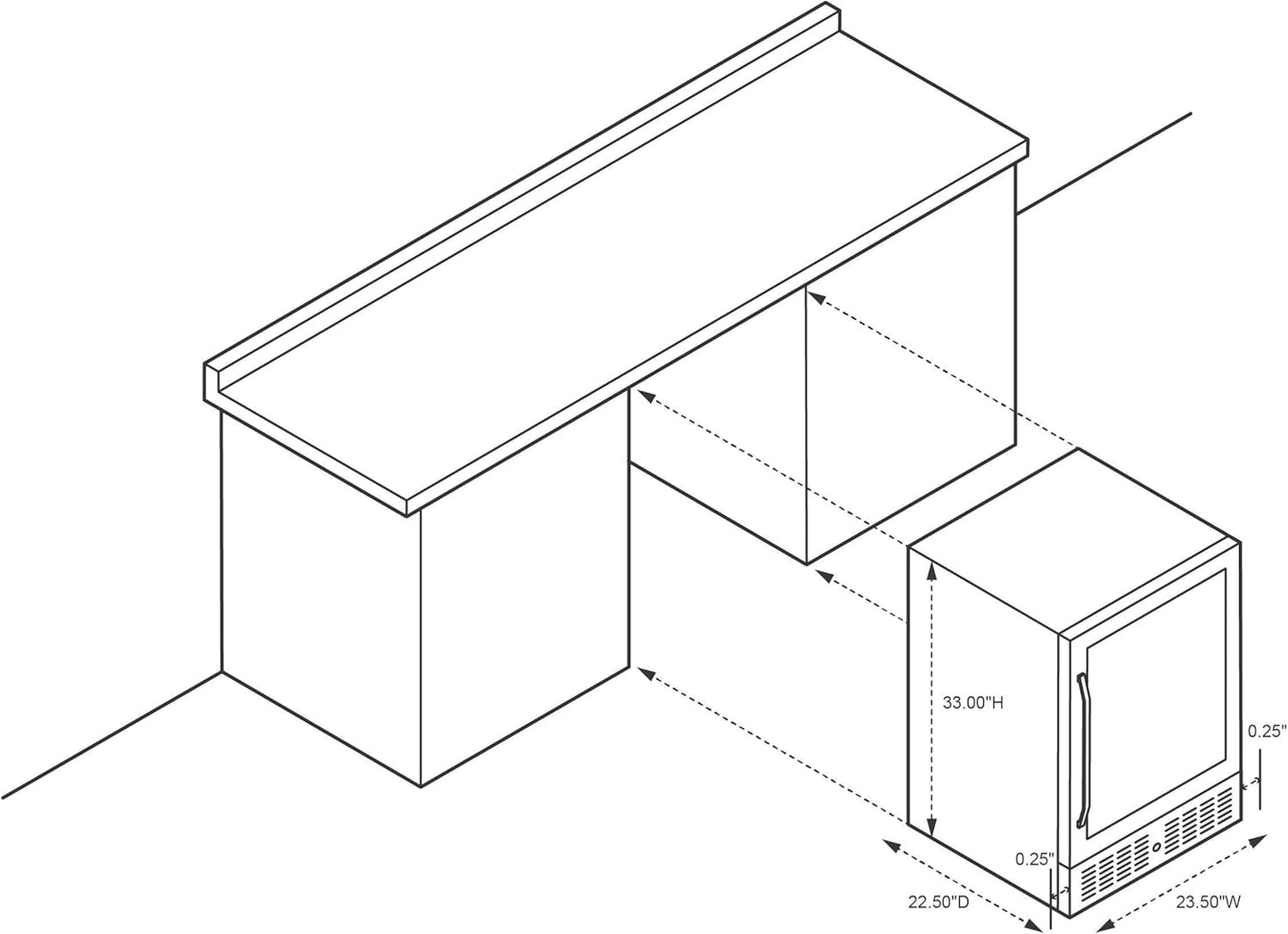 NEW - NewAir Beverage Refrigerator Cooler with 177 Can Capacity - Stainless Steel Mini Bar Beer Fridge with Reversible Hinge Glass Door - Cools to 37F - Retail $715