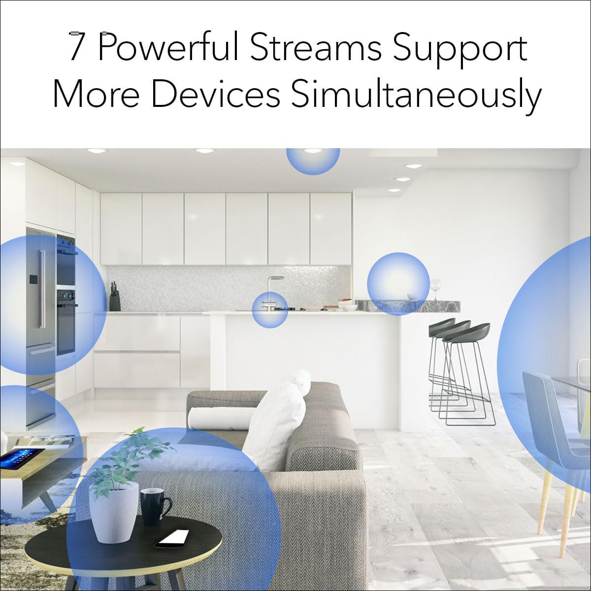 NEW - NETGEAR Nighthawk Advanced Whole Home Mesh WiFi 6 System (MK63S) AX1800 Router with 2 Satellite Extenders